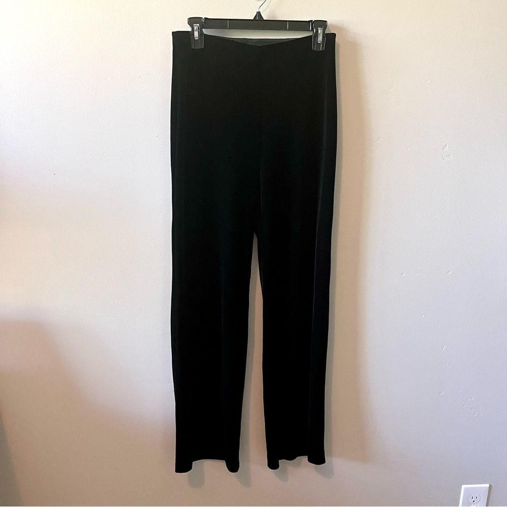 EQUESTRIAN Straight Leg Elastic Waist Velvet Pants Size 6